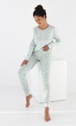 Sensis Alyvuogių Interlock pižama S-XL