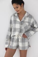 Pižama Sensis Joanna , atsegama, S-XL - Image 4