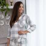 Pižama Sensis Joanna , atsegama, S-XL