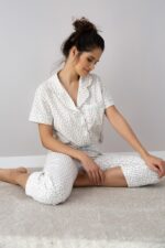 Sensis Marieta susegama trumpa pižama, S-XL dydžių. - Image 3