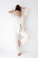 Piżama Sensis Amani dł/r XS-2XL rozpinana - Image 2