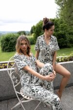 Piżama Sensis Louise kr/r XS-2XL rozpinana - Image 4