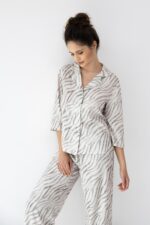Piżama Sensis Emory 7/8 XS-2XL rozpinana - Image 5