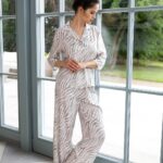 Piżama Sensis Emory 7/8 XS-2XL rozpinana