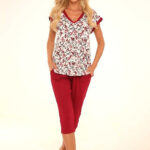 „De Lafense 491 Mia“ pižama su ir šortais, 3XL dydis.