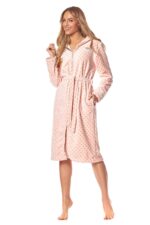 Chalatas L&L 9156 ZPPR, ilgas moteriškas, S-2XL - Image 3