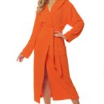 L&L 2102 moteriškas ilgas chalatas, S-2XL