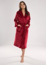 Moteriškas ilgas chalatas De Lafense 628 Abigail M-2XL - Image 10