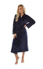 Moteriškas ilgas chalatas De Lafense 628 Abigail M-2XL - Image 6