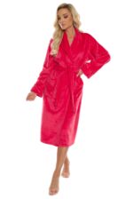 Moteriškas ilgas chalatas De Lafense 628 Abigail M-2XL - Image 5