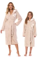 Moteriškas ilgas chalatas L&L 2410 LV, S-XL - Image 4