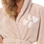 Moteriškas ilgas chalatas L&L 2410 LV S-XL