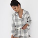 Pižama Sensis Joanna , atsegama, S-XL