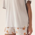 Moteriška Henderson pižama 42684, oranžinės spalvos, , dydžiai S-2XL.