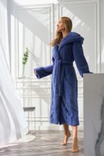 Moteriškas ilgas chalatas L&L 2556 Heaven, S-2XL - Image 6