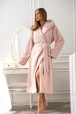 Moteriškas ilgas chalatas L&L 2556 Heaven, S-2XL - Image 9