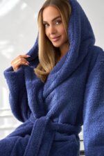 Moteriškas ilgas chalatas L&L 2556 Heaven, S-2XL - Image 4