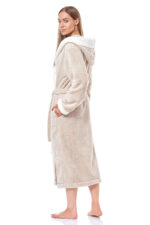 L&L 9145 Hft moteriškas ilgas chalatas S-2XL - Image 6