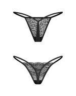 Obsessive Clara stringai, 2 vnt. pakuotė A'2, dydžiai S-3XL - Image 6