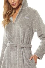 L&L 9156 ZPPR ilgas moteriškas chalatas S-2XL - Image 3