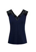 Pižaminė palaidinė Mefemi Mix&Match Margot su nėriniais S-2XL - Image 10