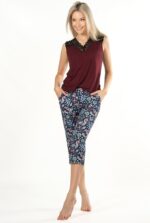 Mefemi Mix&Match Margot pižaminiai marškinėliai su nėriniais S-2XL