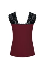 Mefemi Mix&Match Margot pižaminiai marškinėliai su nėriniais S-2XL - Image 4