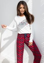 Sensis Maribel Kalėdinė pižama, , interlokas/flanelė, S-XL - Image 3