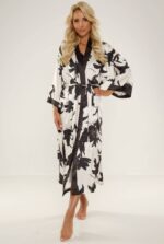 Moteriškas ilgas peniuaras De Lafense 734 Brianna S-2XL - Image 4