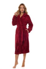 L&L 2413 Camelia moteriškas ilgas chalatas M-2XL - Image 2