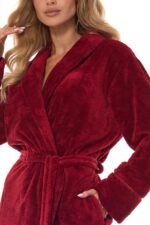 L&L 2413 Camelia moteriškas ilgas chalatas M-2XL - Image 6