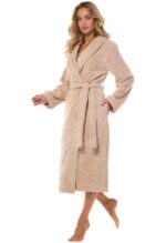 L&L 2408 ilgas moteriškas chalatas, M-2XL - Image 3