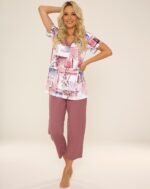 Pižama De Lafense 777 violetinė, , M-2XL - Image 3