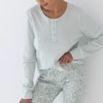 Sensis Alyvuogių Interlock pižama S-XL