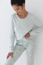 Sensis Alyvuogių Interlock pižama S-XL