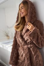 L&L 2401 Geo XS-XL moteriškas chalatas - Image 10