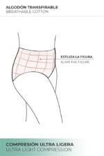 Kelnaitės Ysabel Mora 19004 modeliuojančios, aukštu liemeniu, S-2XL - Image 6