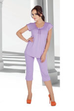 De Lafense 884 pižama su ir trumpomis kelnėmis. Dydžiai: M-2XL. - Image 7