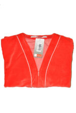 Moteriškas veliūrinis chalatas De Lafense 352 su užtrauktuku, 4XL-5XL - Image 7