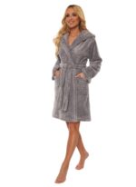 De Lafense 806 trumpas moteriškas chalatas S-XL - Image 7