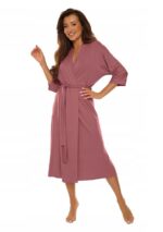 De Lafense 892 moteriškas chalatas, ypač ilgas, 3XL-4XL. - Image 4