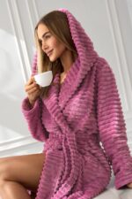 Moteriškas chalatas L&L 2416 Robin S-XL - Image 2