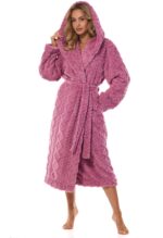 Moteriškas ilgas chalatas L&L 2402 Geo S-2XL