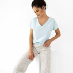 Pižama Sensis Kira, ir šortais, S-XL