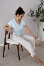 Pižama Sensis Kira, ir šortais, S-XL - Image 4