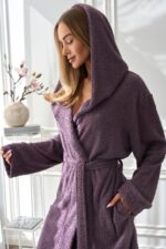 L&L 2557 Slim moteriškas chalatas S-XL - Image 2