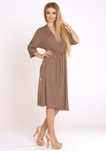 Szlafrok De Lafense 892 Visa długi 3XL-4XL damski - Image 2