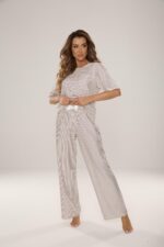 Piżama De Lafense 037 Camelia kr/r S-2XL - Image 2