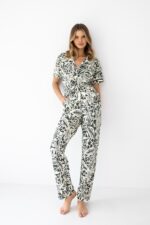 Piżama Sensis Louise kr/r XS-2XL rozpinana - Image 2