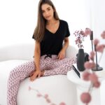 Pižama Sensis Ambar su ir šortais, S-XL.